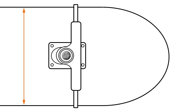 Deck Bredde Skateboard